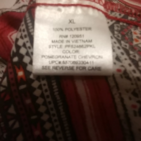 Chevron Pattern Pink Republic Blouse - Picture 5 of 7